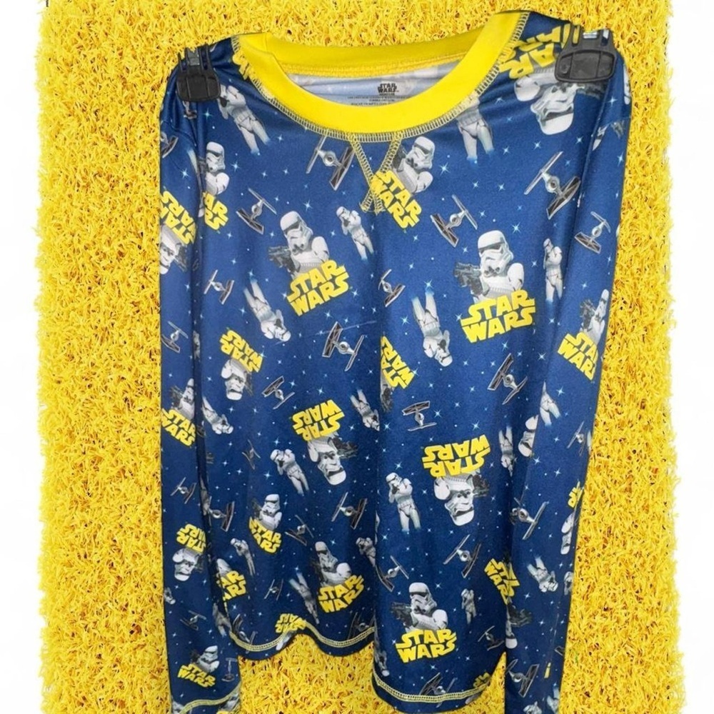 Star Wars Kids Long Sleeve Shirt - Blue and Yellow